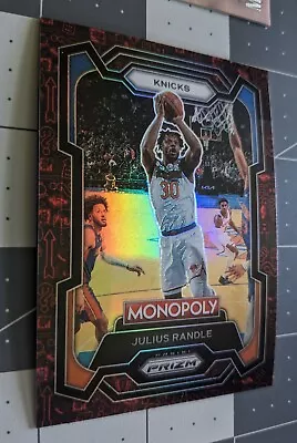 2023 Prizm Monopoly #58 JULIUS RANDLE Red Icons Parallel New York Knicks • $0.99