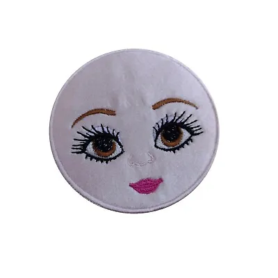 1 X Toy Making Matryoshka Doll Round Face Patch Motif Sewing Trimming • £6.99
