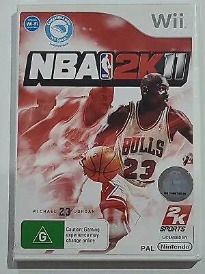 NBA 2K11 - Nintendo Wii - (PAL 2010) Michael Jordan With Manual - VGC  • $16.95