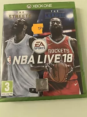 Game Xbox One / Series X New Blister NBA Live 18 Basketball • $49.19