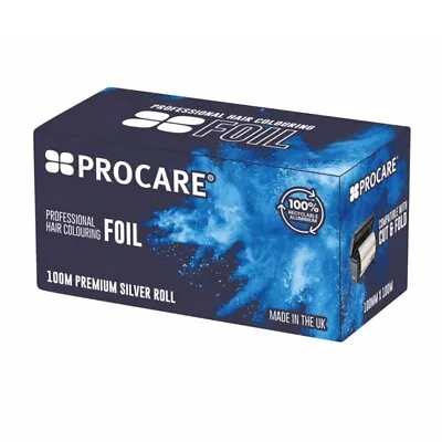 Hairdressing Procare Aluminium Foil - Silver - 100mm X 100m • £12.99