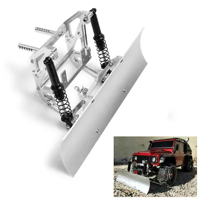 Simulation Metal Snow Shovel Plow Blade For Axial SCX10 SCX10ll TRX-4 RC Crawler • $35.29