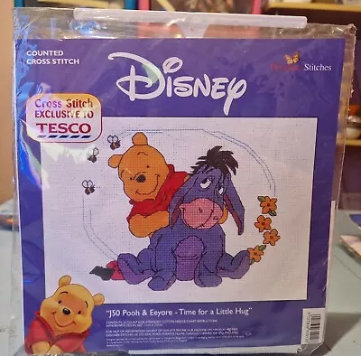 J50 Disney Pooh & Eeyore Time For A Hug Cross Stitch Kit - Donating To Shelter • £8