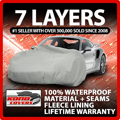7 Layer Car Cover Indoor Outdoor Waterproof Breathable Layers Fleece Lining 7036 • $58.93