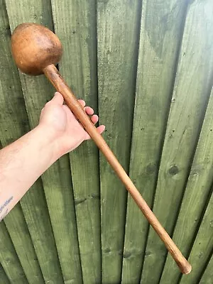 Antique Heavy Wood Fijian Tribal Touqa War Club • £99.99