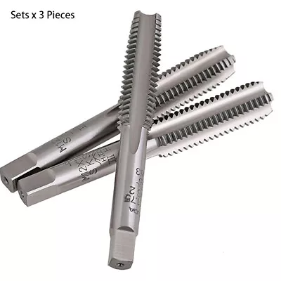 £7.98 • Buy Metric Hand/Machine Tap Sets X 3 Pieces - Taper (1st), Plug (2nd), Bottom M2-M24