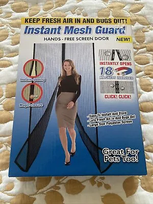 Magnetic Instant Mesh Guard Hands Free Screen Door No Tools Required • $12