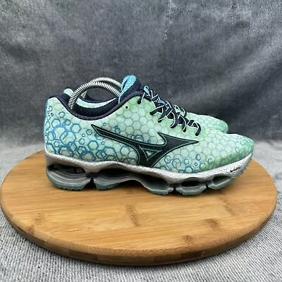 Mizuno Wave Prophecy 3 Shoes Womens 7 Green Teal Running Training Sneakers • $34.98