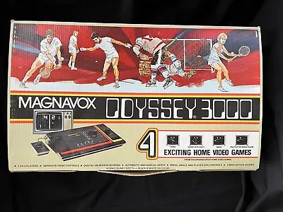 Vintage Magnavox Odyssey 3000 Video Game Console System NO PLUG NOT TESTED • $26