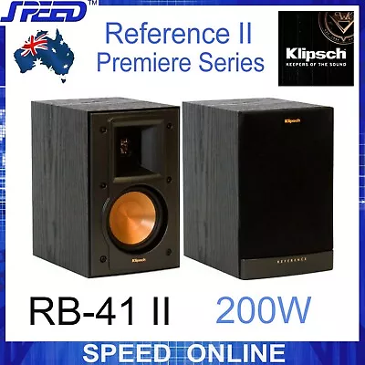 Klipsch Reference Premiere RB-41 II Bookshelf Or Surround Speakers -BLACK (Pair) • $799