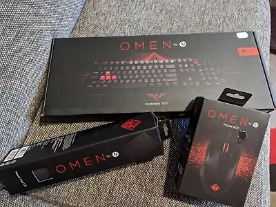 HP OMEN Gaming Set. Keyboard Mouse And Mousepad  • $225