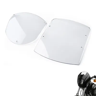 Clear Windshield Quarter Fairing Fit For Harley Sportster 88-16 Dyna 1995-2005 • $18.99