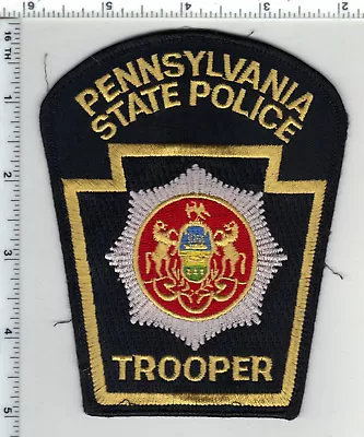 State Police (Pennsylvania) Wide Border Uniform Take-Off Trooper Shoulder Patch • $29.95