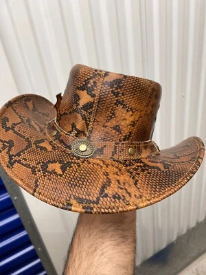 £9.99 • Buy Genuine Real Leather Western Australian Outback Cowboy Bush Size S