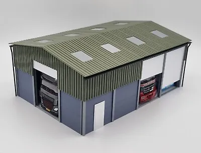 1/50 Scale Agricultural Building/Truck Workshop  Build Kit  Diorama O Gauge • £119.99