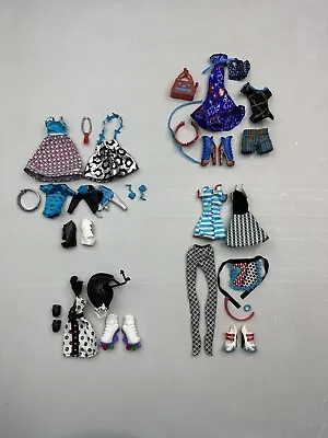 Monster High Clothes And Accessories Lot • $125