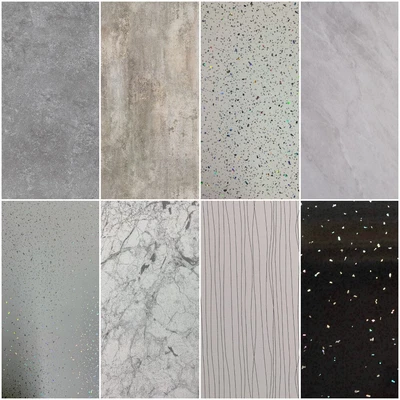 £0.99 • Buy Shower Panels 1000mm Wide X 2.4m Large Bathroom Wet Wall Cladding PVC 10mm Thick