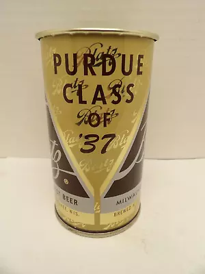 Blatz Purdue Class Of 1937 Straight Stee Cup Beer Can #216-17 By Pabst • $100