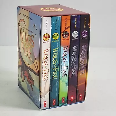 Wings Of Fire Box Set Books 1-5 PB + Slipcase YA Children Dragon Fantasy Novels • $25.16