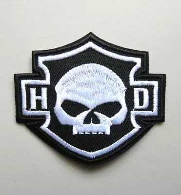 Harley Davidson Motorcycles Hd Skull Bikers Vest Jacket Hat Iron On Patch • $4.99