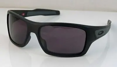 Oakley Sunglasses Turbine Matte Black Frame Warm Grey Lenses New Last Few • $169.99