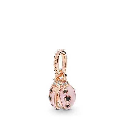 $28.50 • Buy LADYBIRD PINK S925 Sterling Silver Charm By Charm Heaven NEW 