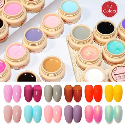 Nail Art Solid Pudding Cream Gel Polish Highly Pigmented UV Gel Solid Gel Kit* • $2.62