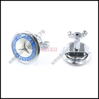 Blue Classic Front Hood Badge Emblem Mercedes Benz AMG W204 W221 W220 W211 W222 • $23.99