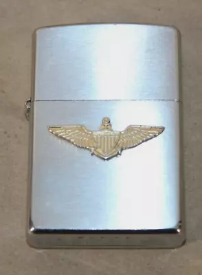 Vintage Zippo Lighter US Military Flight Aviator Wings • $9.99