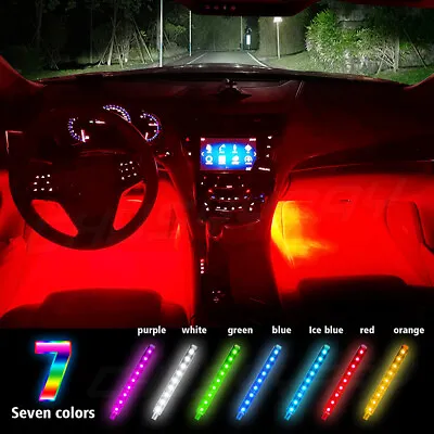 5050 SMD LED Lights For Cars Interior Colorful Decorative Light Accessories RGB • $19.11