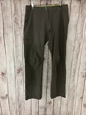 RAB Women's Helix Pants Size 10 Grey Green Trousers Stretch Walking Hiking • $35.30