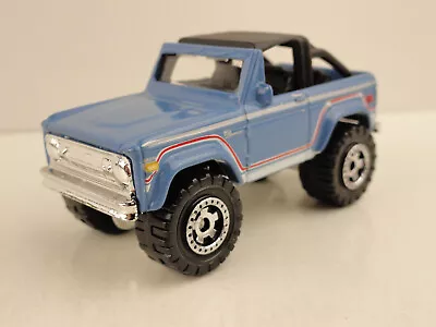 2007 Matchbox #58 1972 Ford Bronco 4x4 (Blue) - LOOSE • $5.99