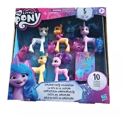My Little Pony Unicorn Party Celebration 10 Accessories/5 Ponies • $22.47