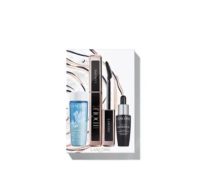 Lancome Lash Idole Mascara Gift Set Bifacil 30ml & Genifique Serum 10ml New • £25