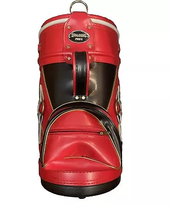 Spalding Pro II Mini Golf Bag Den Caddy Red 19” • $65