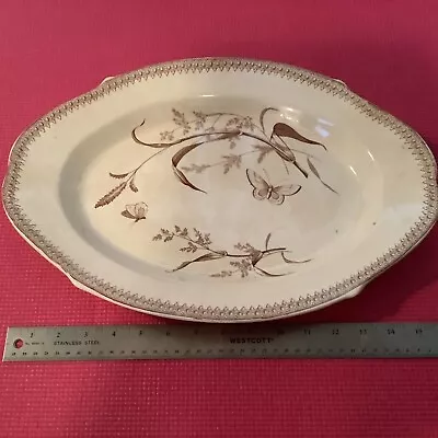 T & R Boote Summertime  1878 - Large Serving Platter 16” Long X 11” Wide X 2” Hi • $100