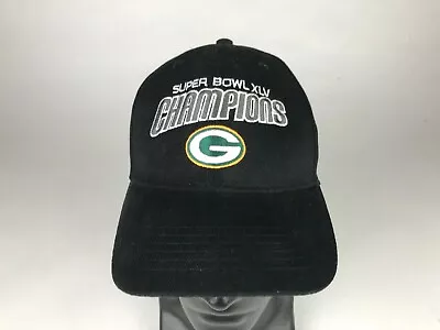 NFL Team Apparel Green Bay Packers Super Bowl XLV Champions Snapback Cap Sz OS  • $5.59