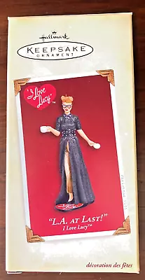 2005 Hallmark Keepsake Ornament L.A. At Last!” I Love Lucy  With Card • $16.90