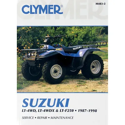 $37.95 • Buy CLYMER Physical Book For Suzuki LT-4WD Quad Runner, LT-F4WDX King Quad, LT-F250