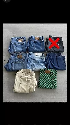 Lot Of 7 Vintage To Early 2000’s Men’s Jeans/ Pants 3.50$ A Piece Starting Price • $26