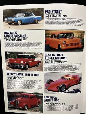 Rare Vintage Chevrolet 10 Street Machines That Made A Difference Pro Street • $25