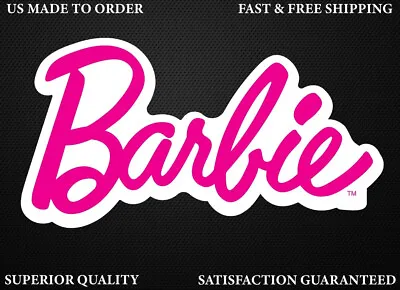 $9.99 • Buy Barbie Vinyl Sticker Decal Car Truck Garage Bumper Window Wall Water Resistant