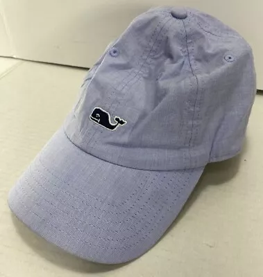 Vineyards Vines Blue Hat Adjustable Blue Embroidered Whale Cap • $14