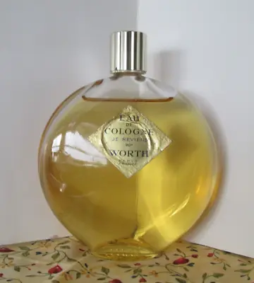 Vintage WORTH Paris Je Reviens Womens 9 Oz Eau De Toilette Lalique Bottle 95% • $49.89