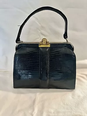 Vintage Alligator Lizard Purse Handbag Single Handle “Good For Movie Prop” • $26.75