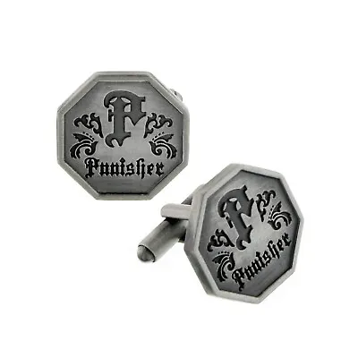 Avengers Captain Punisher Brushed Boxed Cuff Links Officially Licensed By MARVEL • $19