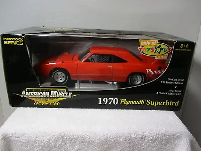 1/18 Scale Ertl American Muscle Toy's R' Us Pro Stock 1970 Plymouth Superbird • $179.99