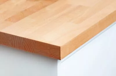 Beech Wooden Kitchen Worktops Oil And Accessories 40mm Staves Solid Wood • £60