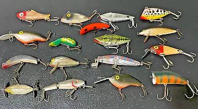 Vintage Lure Collection Lot Of 17 Some Rare Hard To Find • $22.50