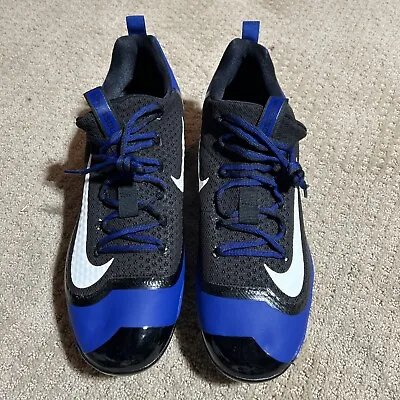 Nike 2k Softball Baseball Cleats Men's Size 12 New Low Tops Blue & Black • $19.95